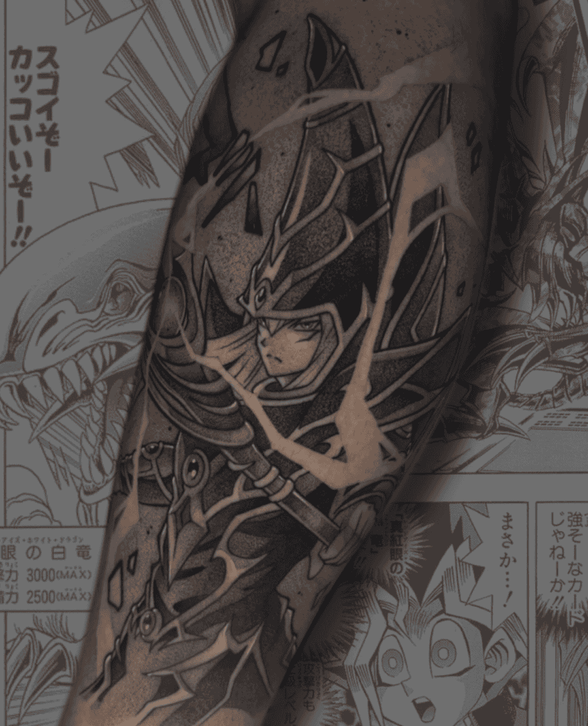Dark Magician Yu-Gi-Oh! Tattoo
