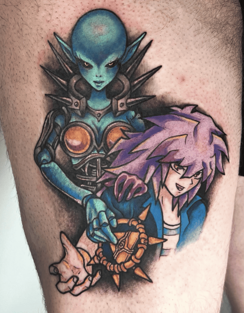 Dark Necrofear Bakura Yu-Gi-Oh! Tattoo