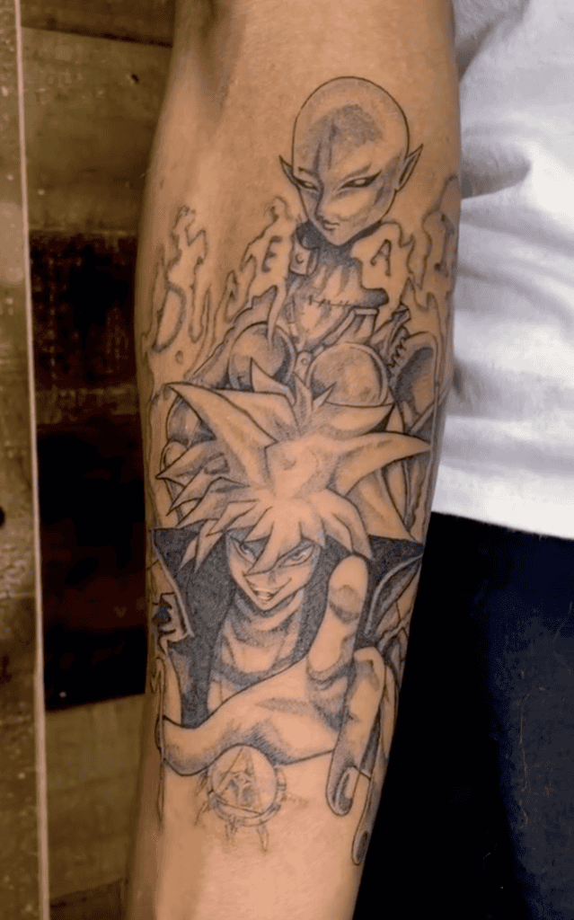Dark Necrofear Yami Yu-Gi-Oh! Tattoo