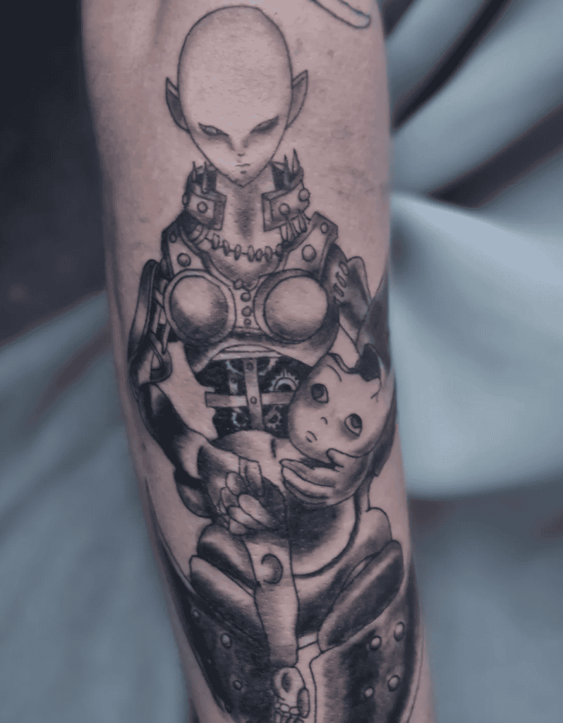 Dark Necrofear Yu-Gi-Oh! Tattoo