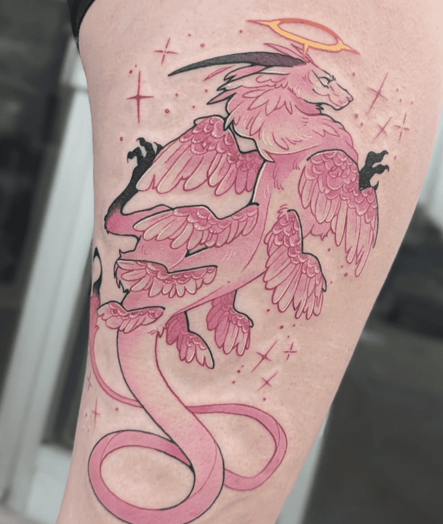 Digimon Magnadramon Dragon Tattoo