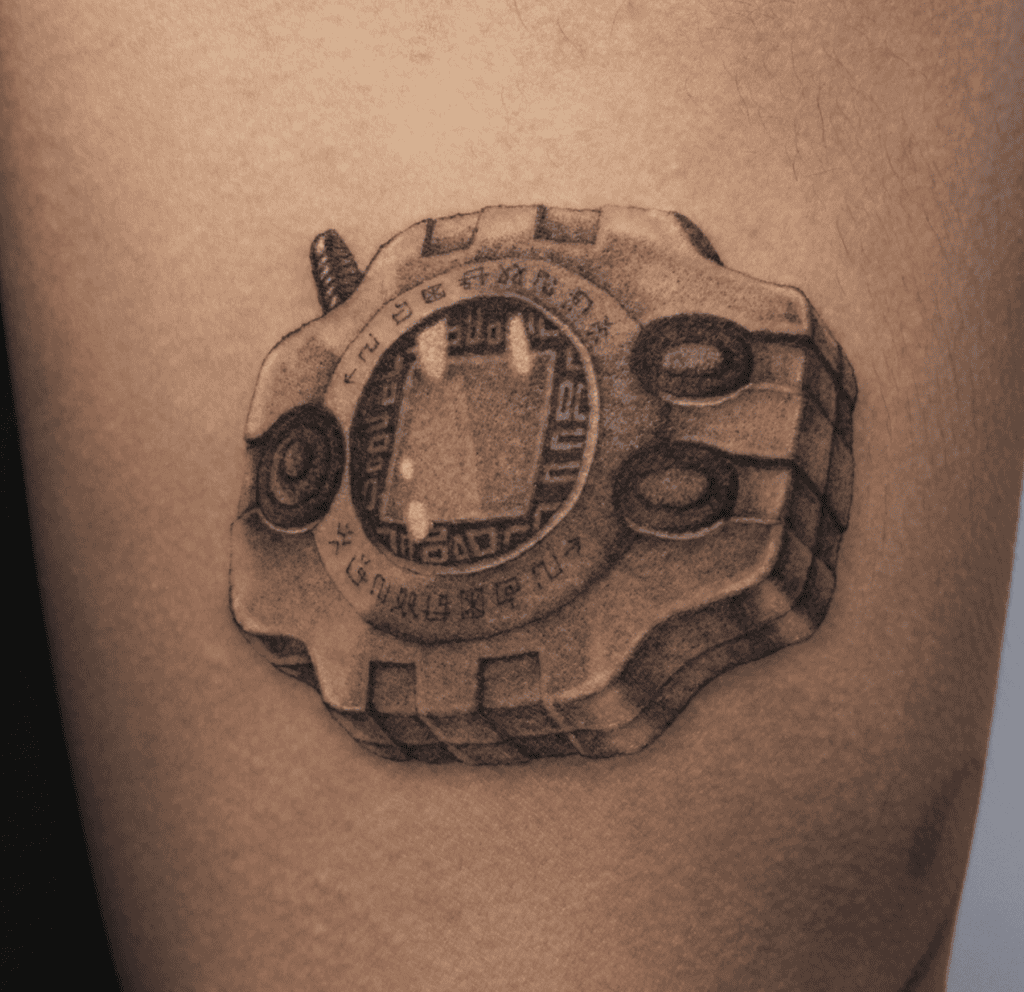 Digivice Digimon Tattoo