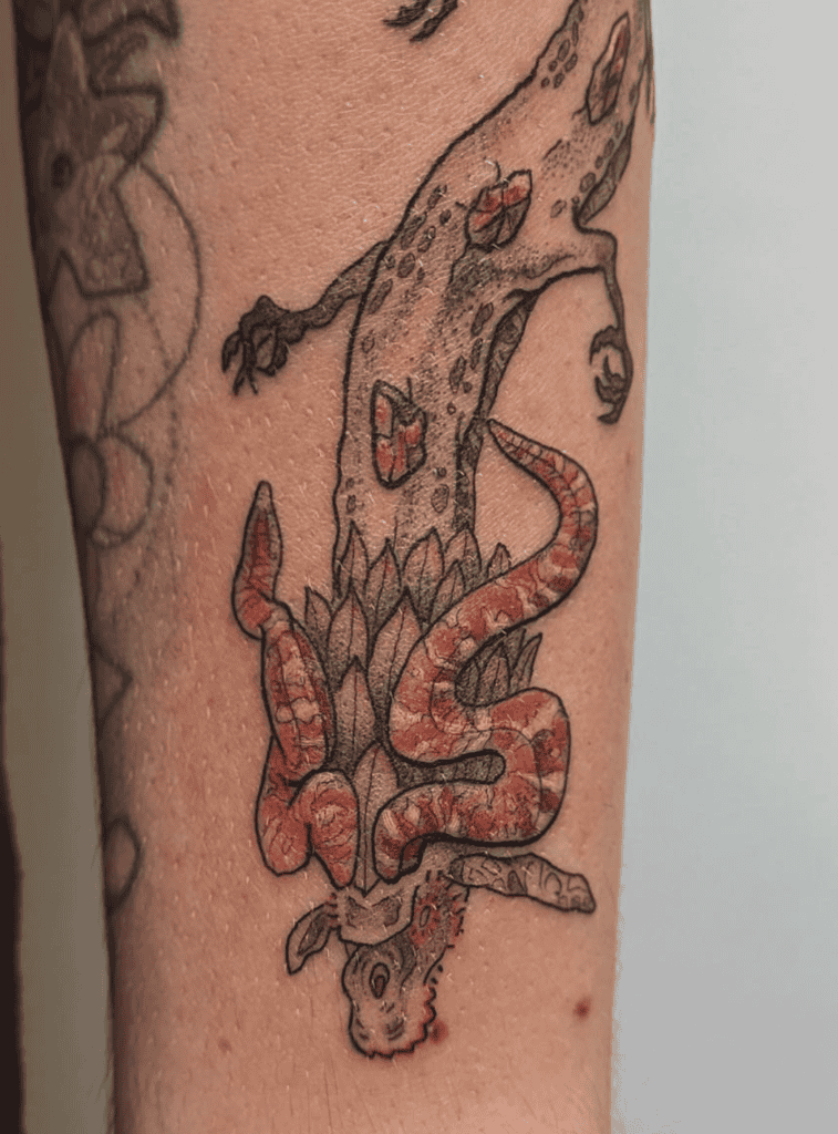 Dinraal Dive Legend of Zelda Tattoo
