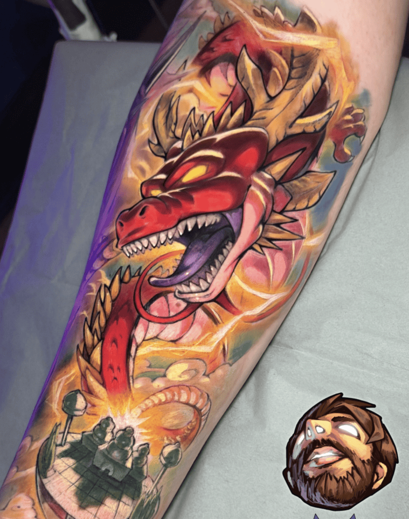 Dragon Ball Ultimate Shenron Dragon Tattoo