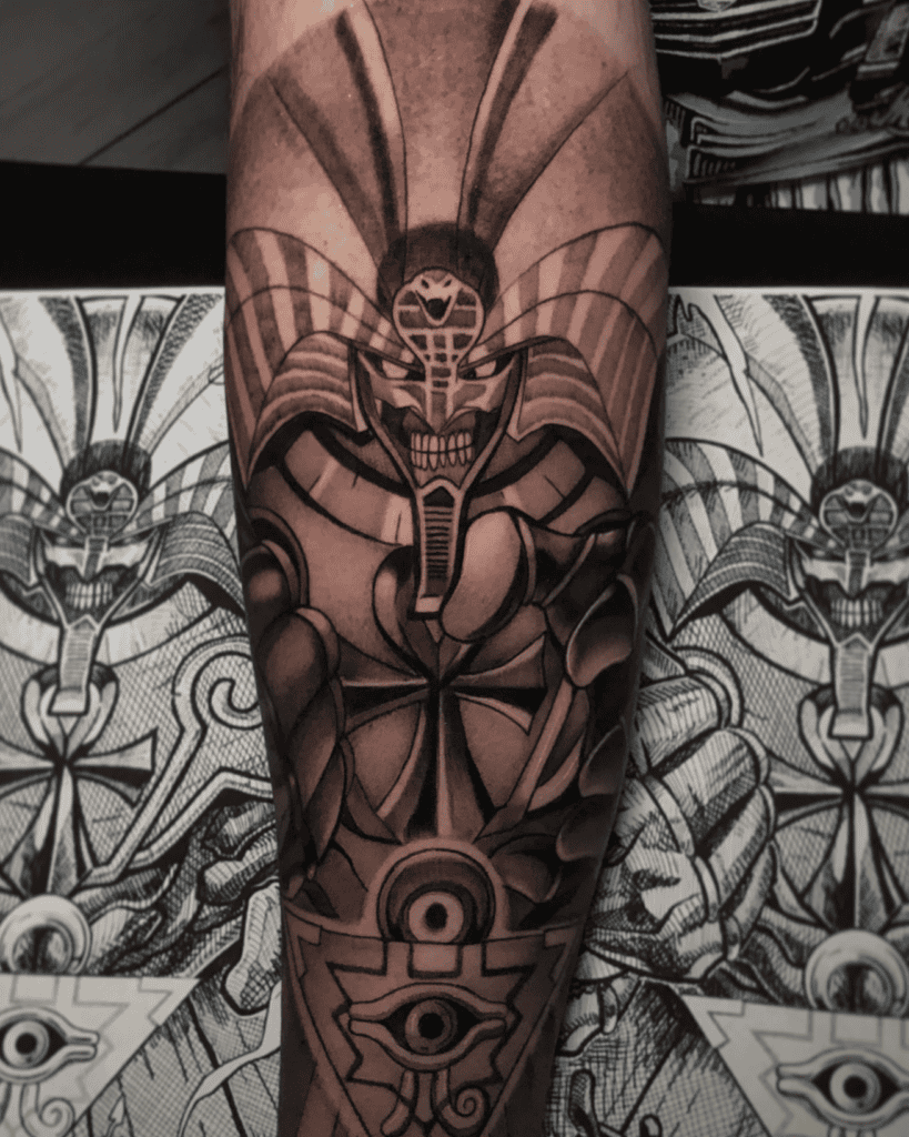 Exodia the Forbidden One Puzzle Yu-Gi-Oh! Tattoo