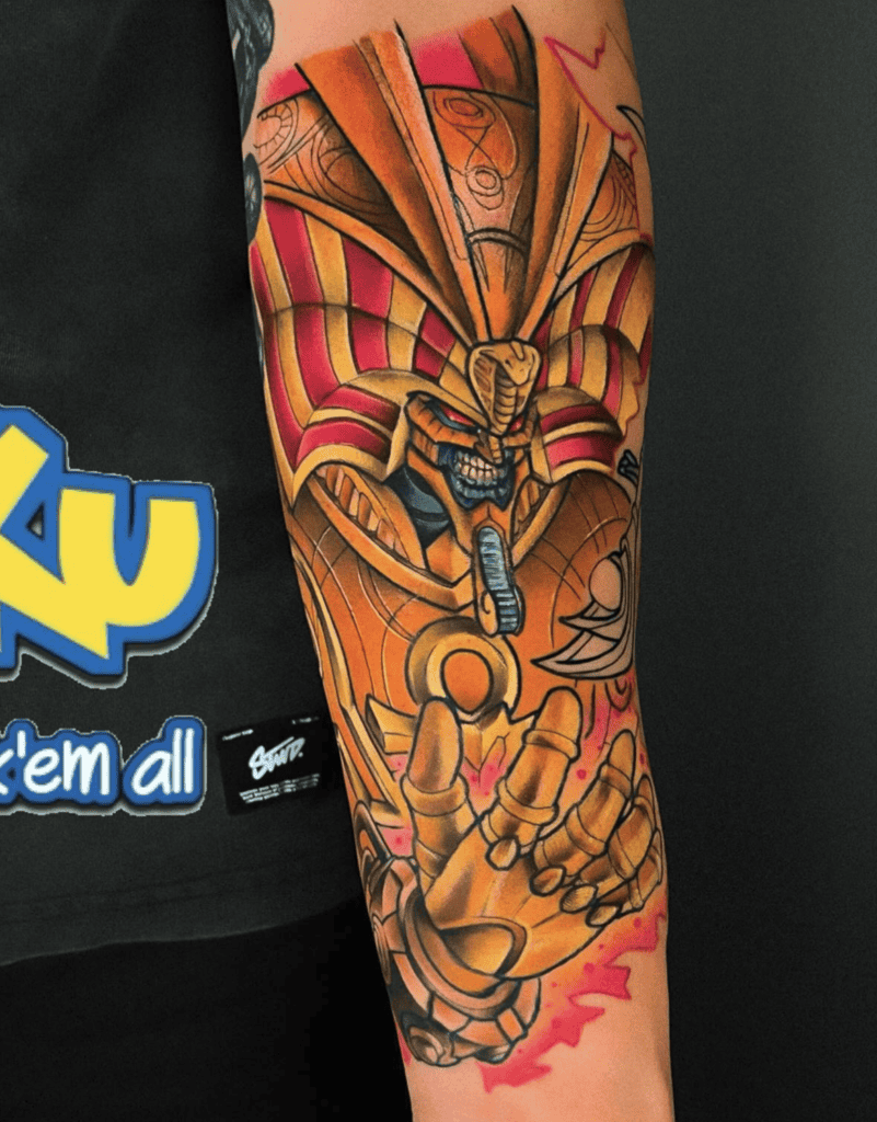 Exodia the Forbidden One Yu-Gi-Oh! Tattoo