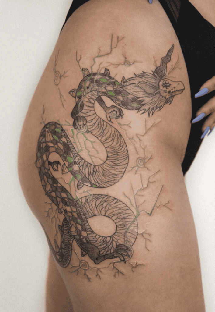 Farosh Dragon Legend of Zelda Tattoo