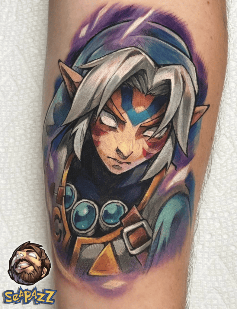 Fierce Deity Legend of Zelda Tattoo