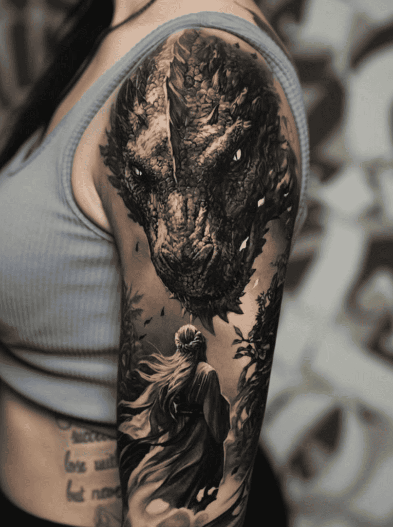 Game of Thrones Stare Dragon Tattoo