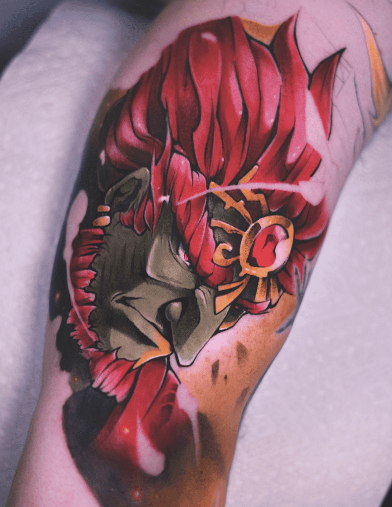 Ganondorf:Ganon Angry Legend of Zelda Tattoo