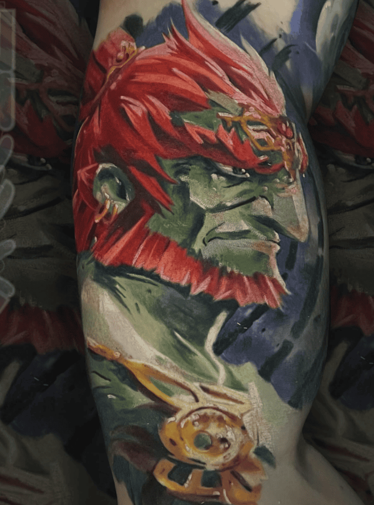 Ganondorf:Ganon Legend of Zelda Tattoo
