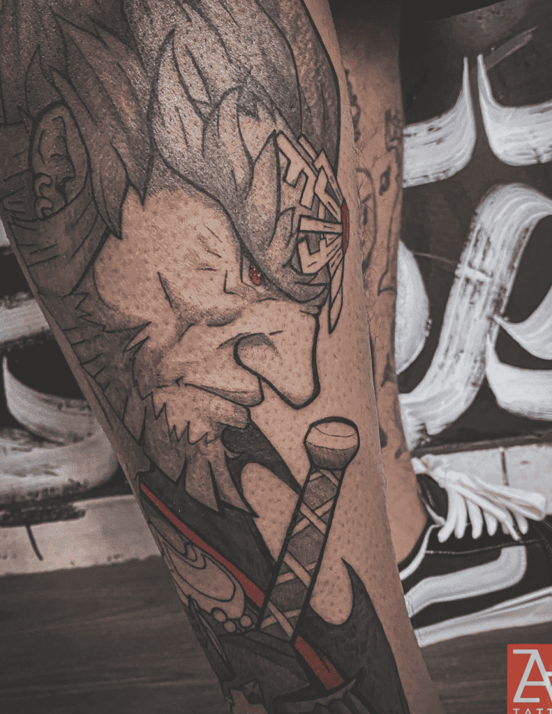Ganondorf:Ganon Sword Legend of Zelda Tattoo