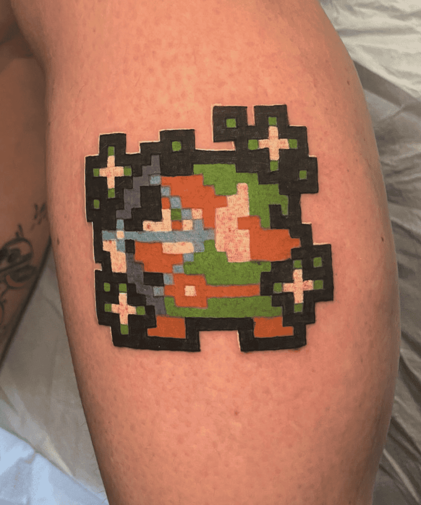 Hero of Hyrule Bow Legend of Zelda Tattoo