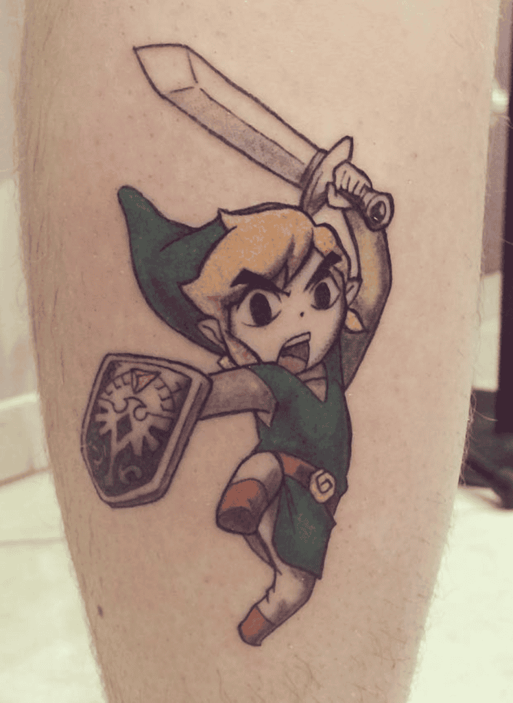 Hero of Spirits Legend of Zelda Tattoo