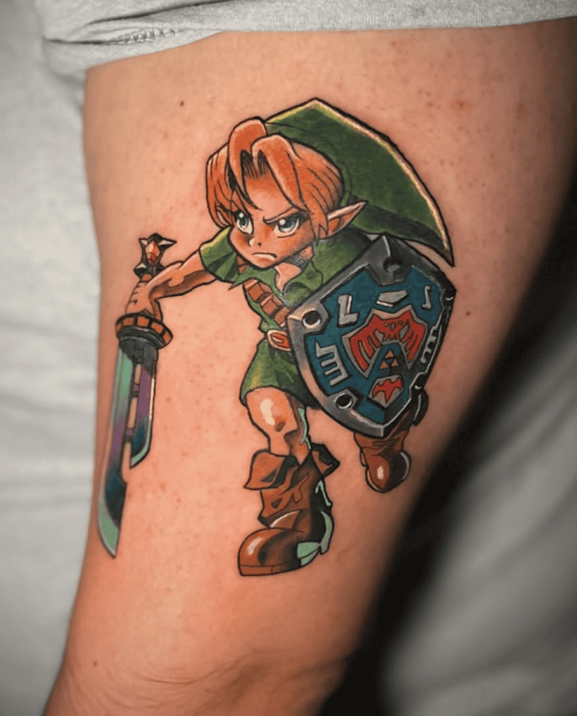 Hero of Time Legend of Zelda Tattoo