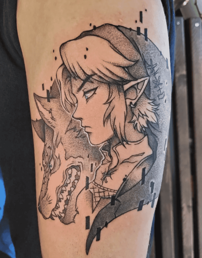 Hero of Twilight Forms Legend of Zelda Tattoo