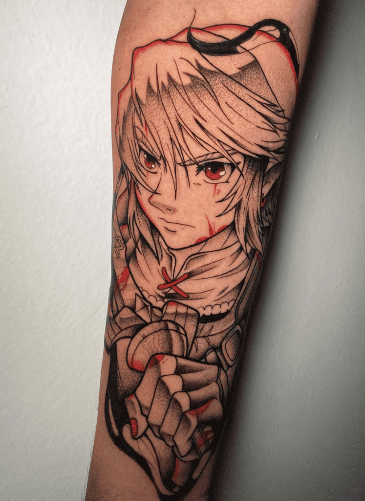Hero of Twilight Red Legend of Zelda Tattoo