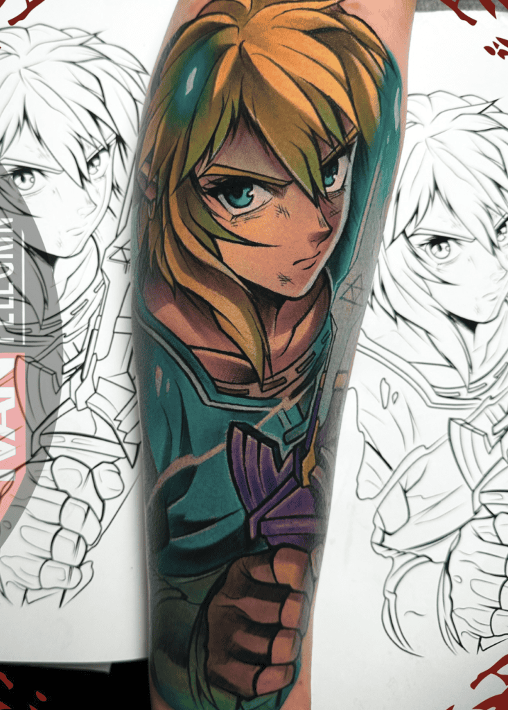 Hero of the Wild Sword Legend of Zelda Tattoo
