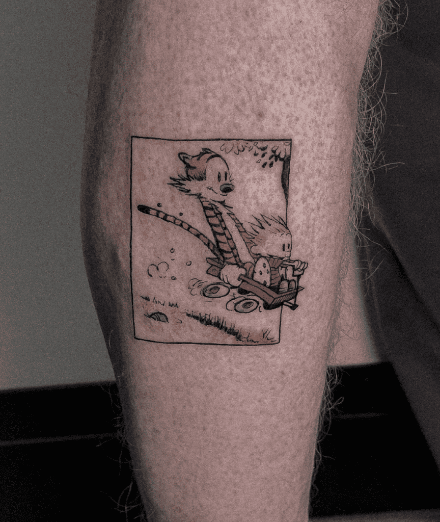 Hobbes Frame Tiger Tattoo