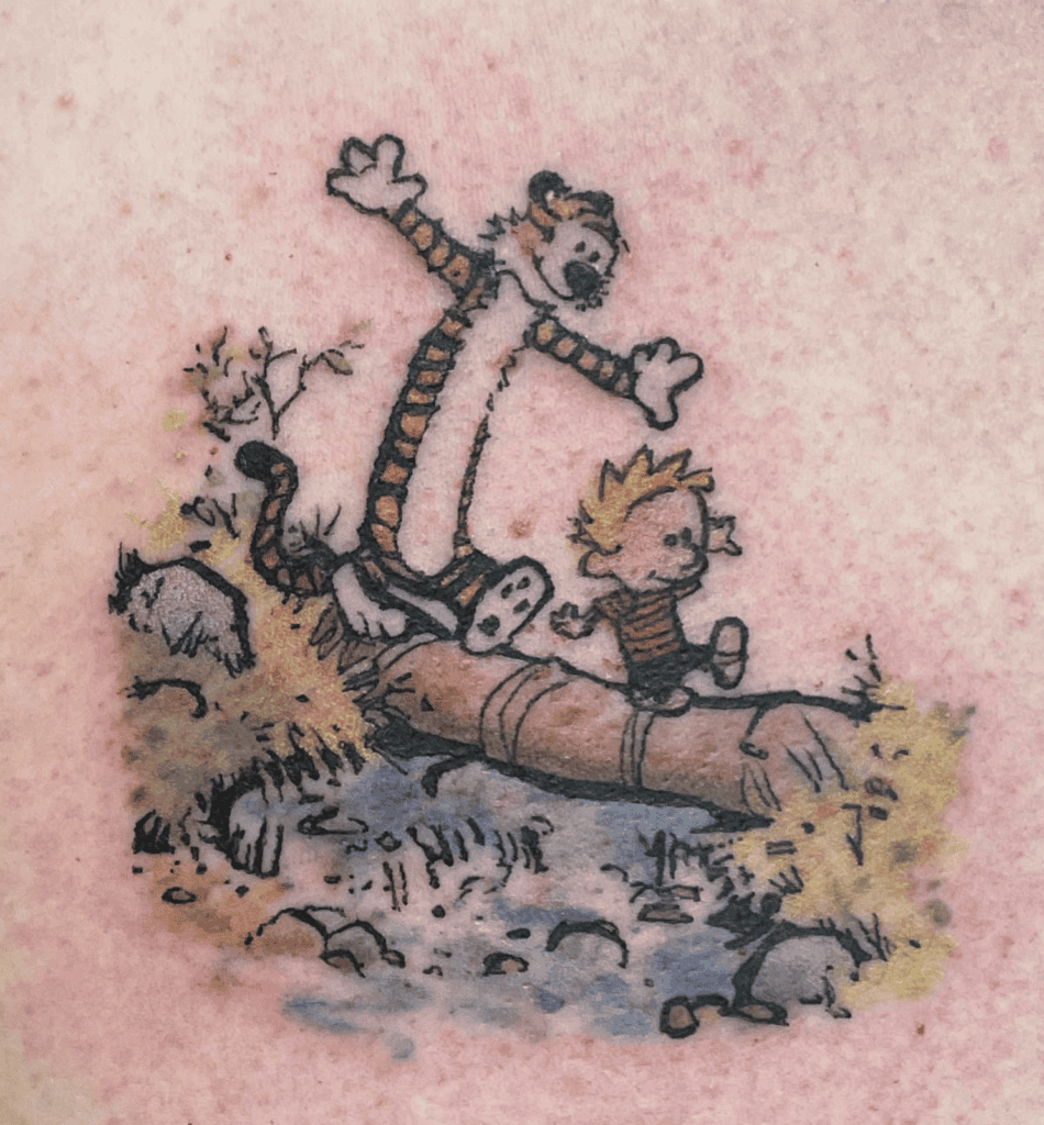 Hobbes Play Tiger Tattoo
