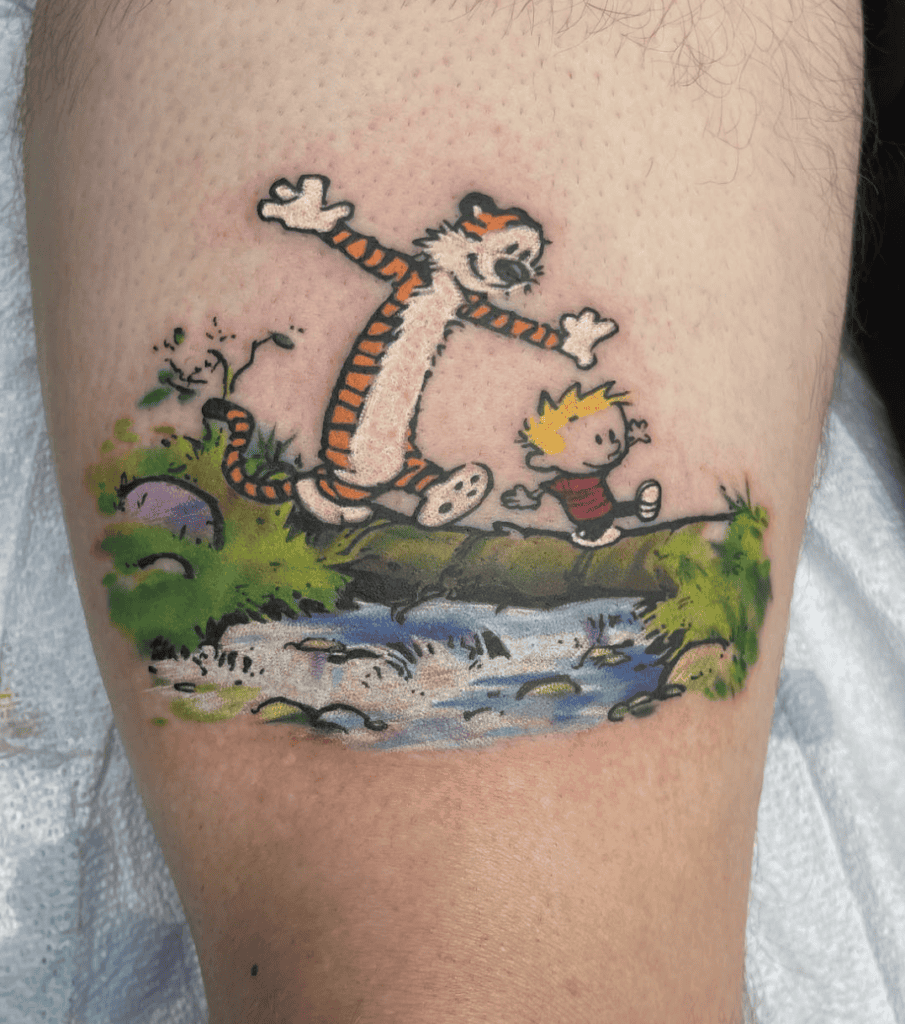 Hobbes Tiger Tattoo
