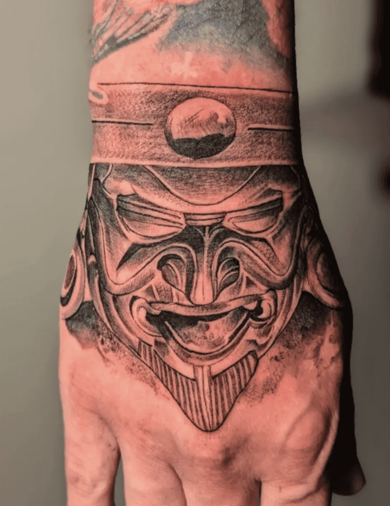 Huehuecoyotl Hand Aztec Mythology Tattoo