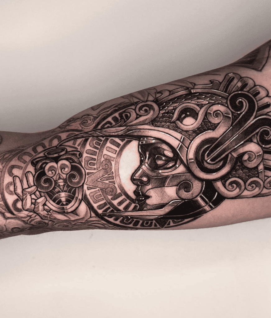 Huitzilopochtli Aztec Mythology Tattoo