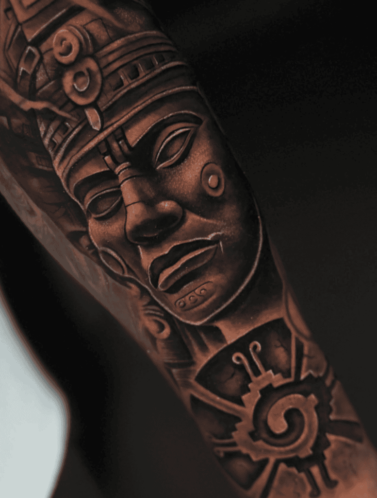 Hunab Ku Man Mayan Mythology Tattoo