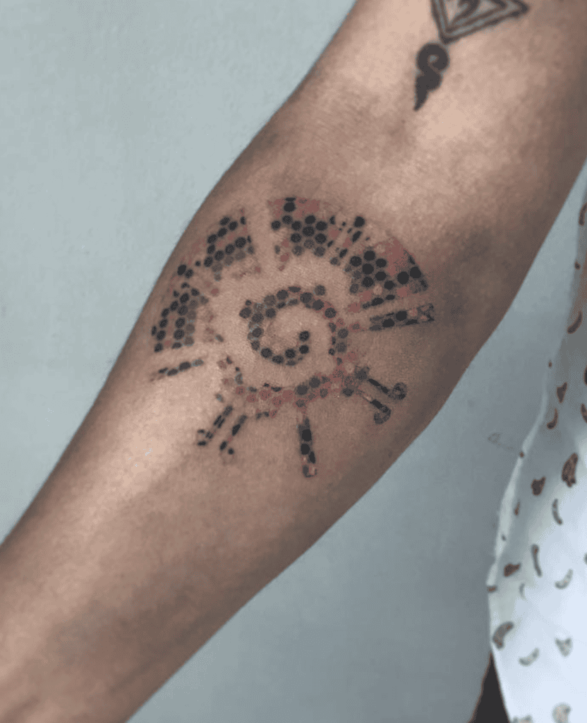 Hunab Ku Symbol Mayan Mythology Tattoo