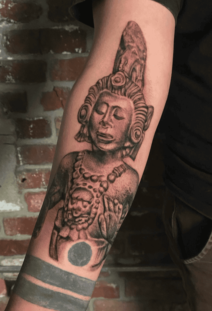 Hunahpu Mayan Mythology Tattoo