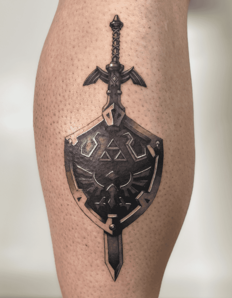 Hylian Shield Legend of Zelda Tattoo