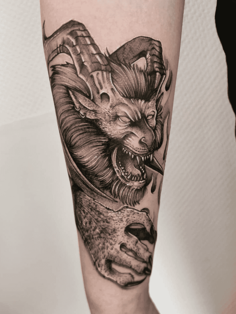 Ifrit Final Fantasy Tattoo