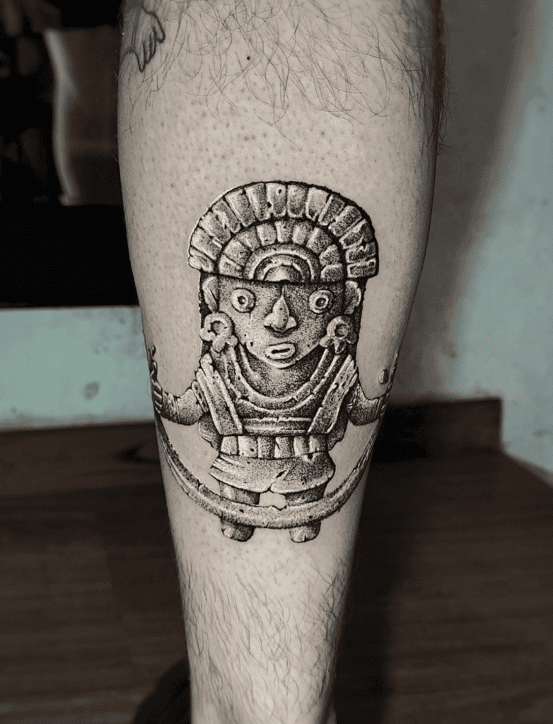 Illapa Statue Inca Mythology Tattoo