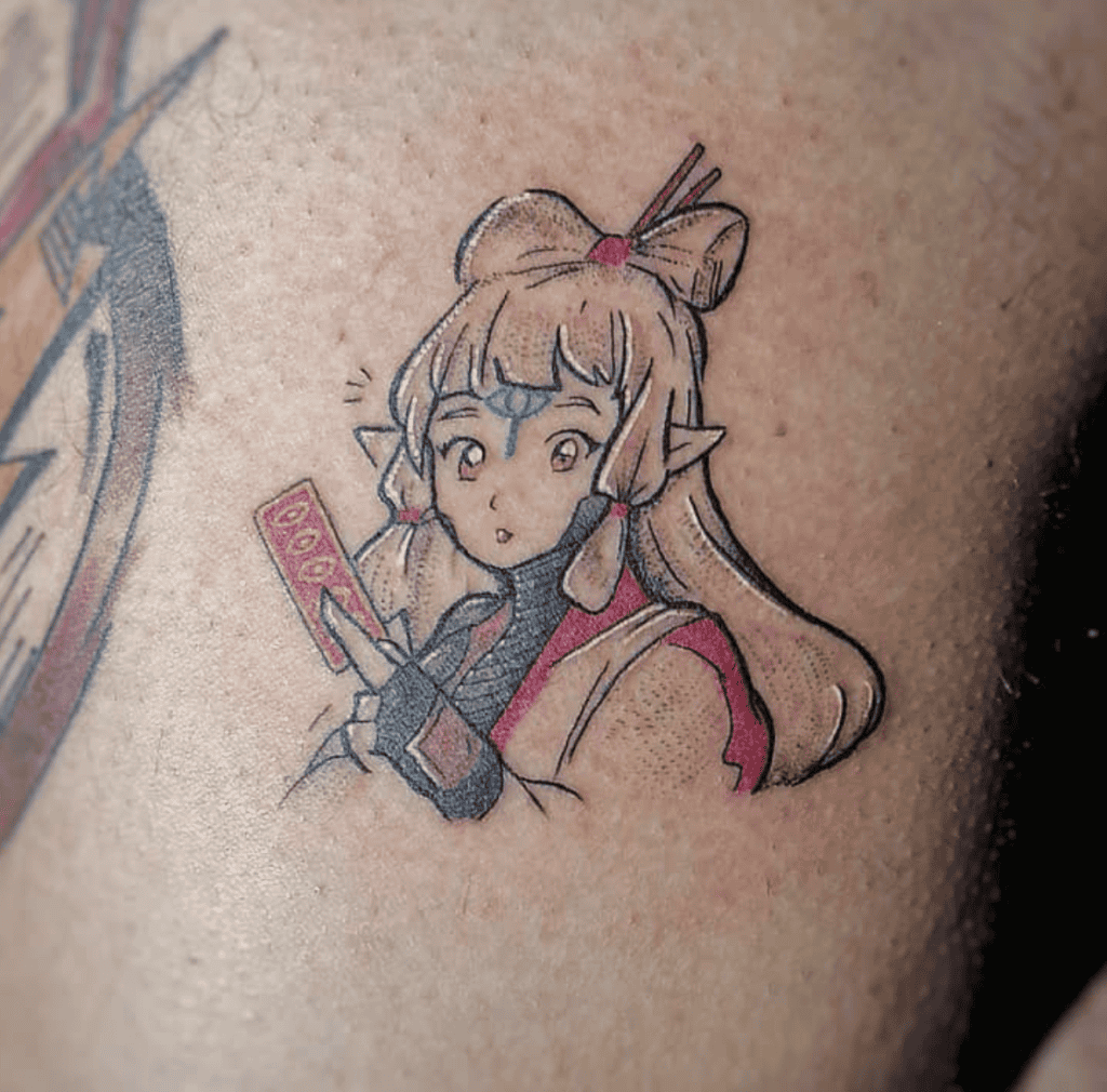 Impa Cute Legend of Zelda Tattoo