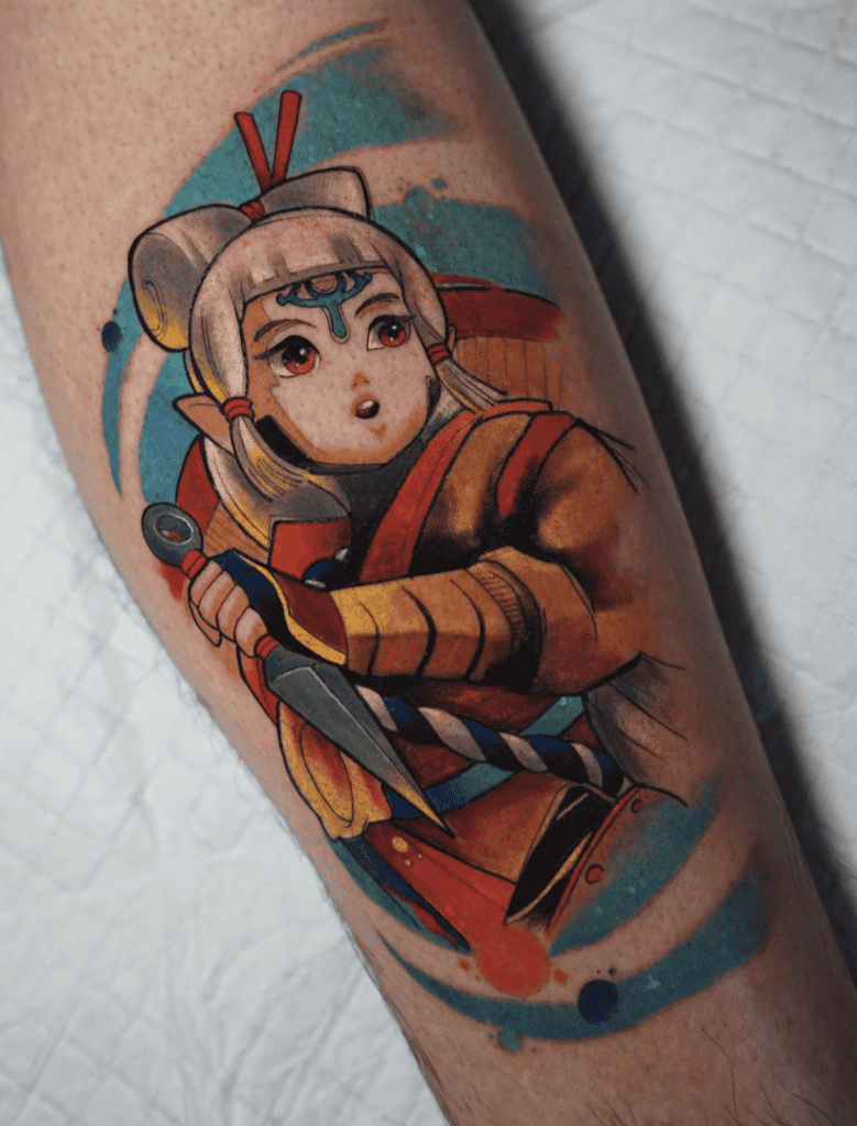 Impa HW Legend of Zelda Tattoo