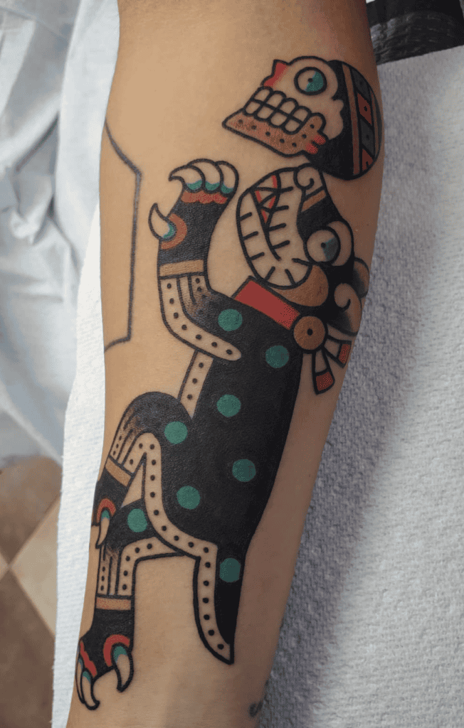 Itzcuīntli Aztec Mythology Tattoo