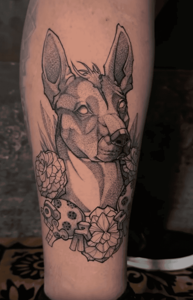 Itzcuīntli Dog Aztec Mythology Tattoo