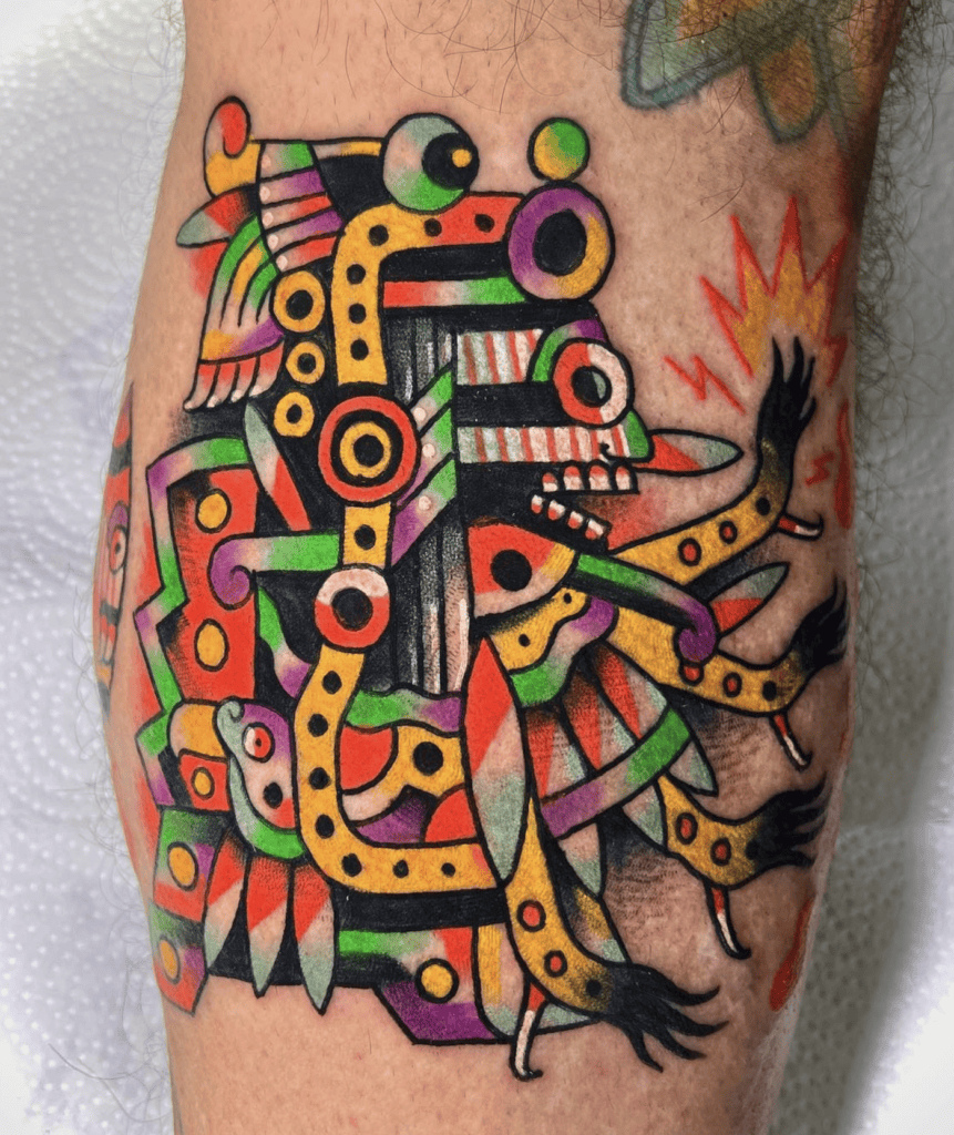 Itzpapalotl Goddess Aztec Mythology Tattoo