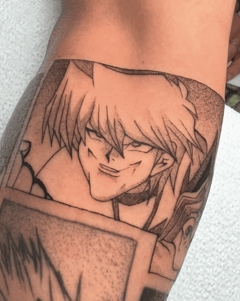 Joey Wheeler Chin Yu-Gi-Oh! Tattoo