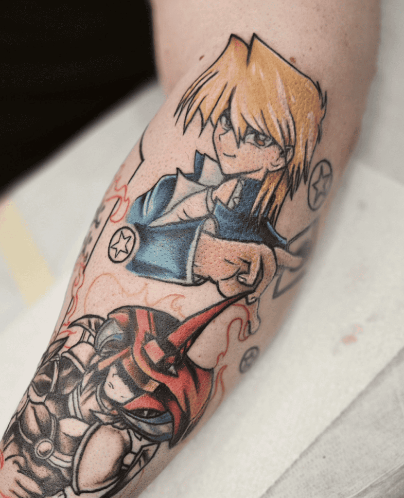 Joey Wheeler Swordsman Yu-Gi-Oh! Tattoo