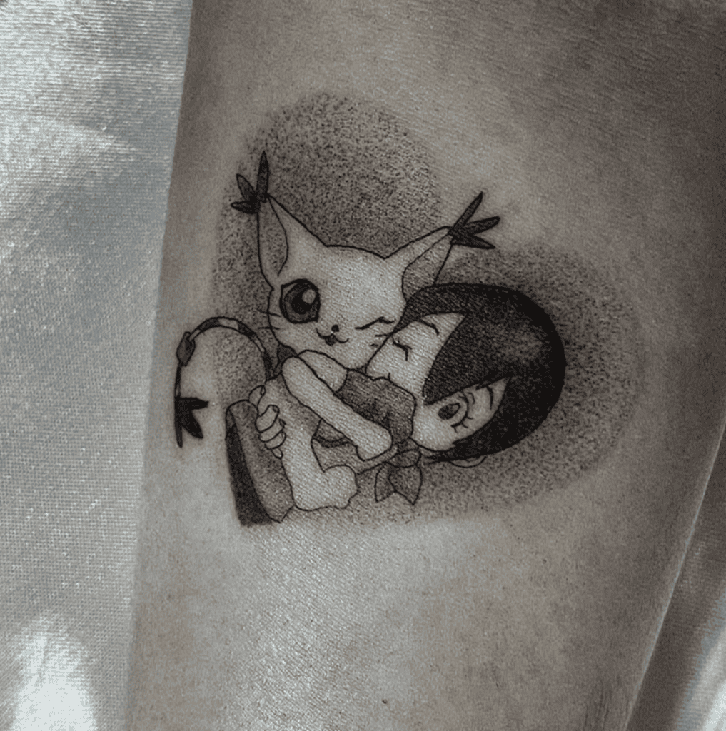Kari Cute Digimon Tattoo