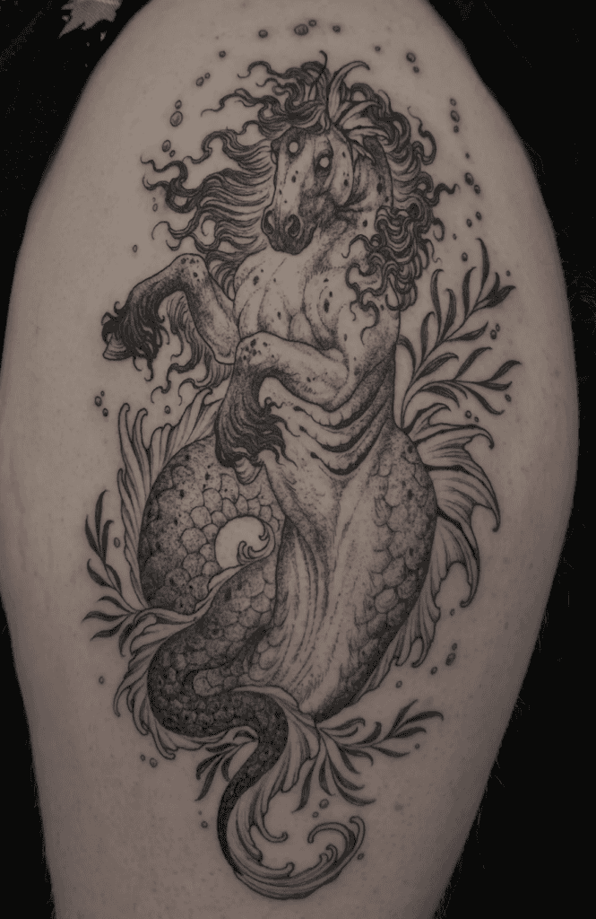 Kelpie Celtic Mythology Tattoo