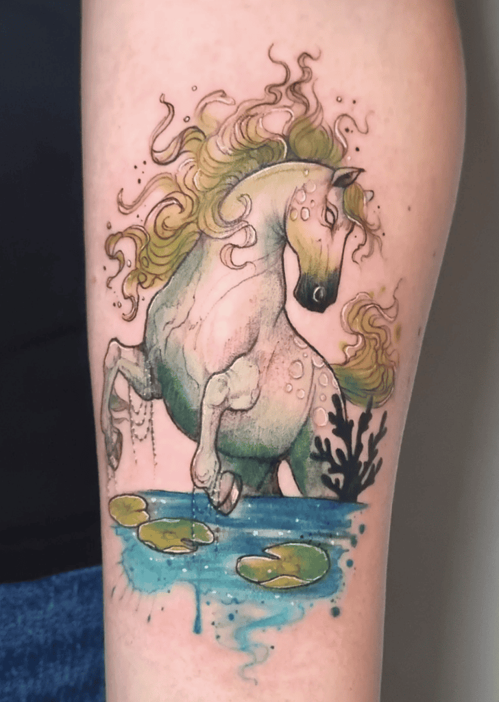 Kelpie Water Celtic Mythology Tattoo