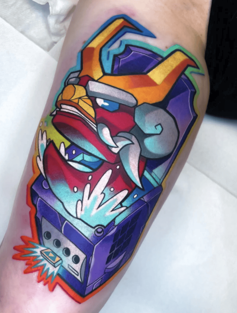 King of Red Lions Console Legend of Zelda Tattoo
