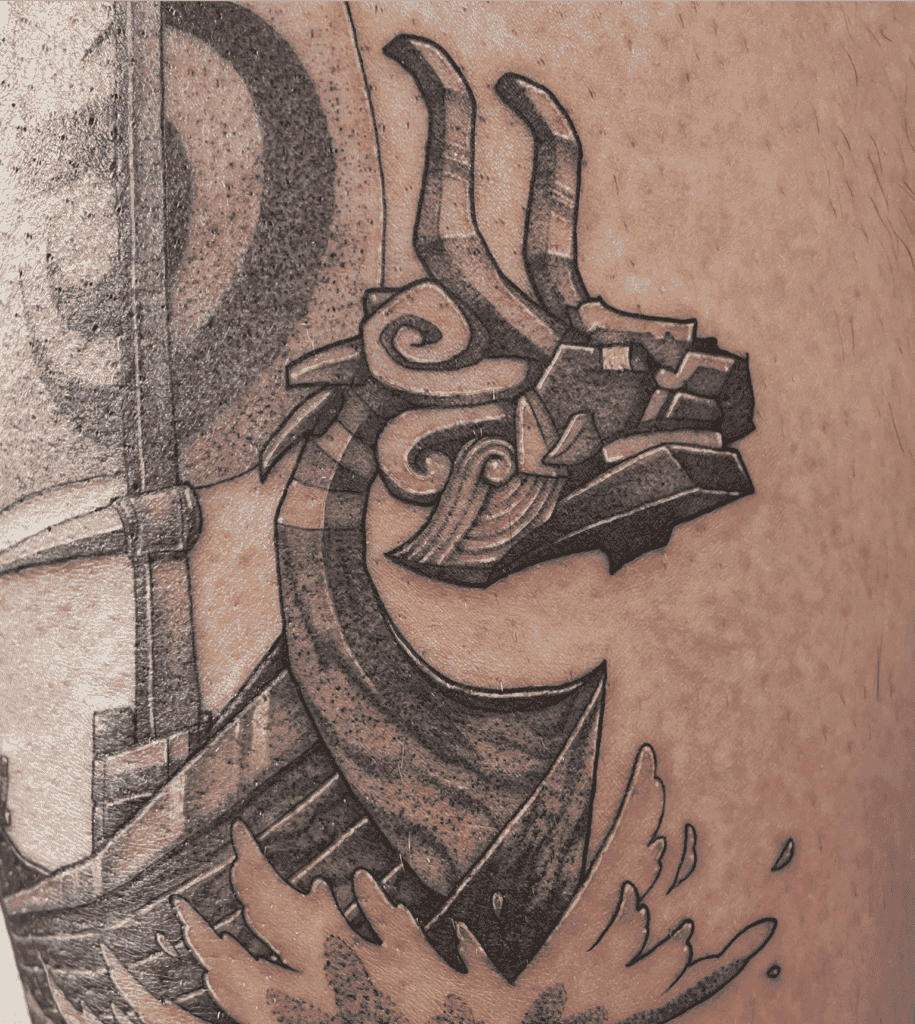 King of Red Lions Sail Legend of Zelda Tattoo