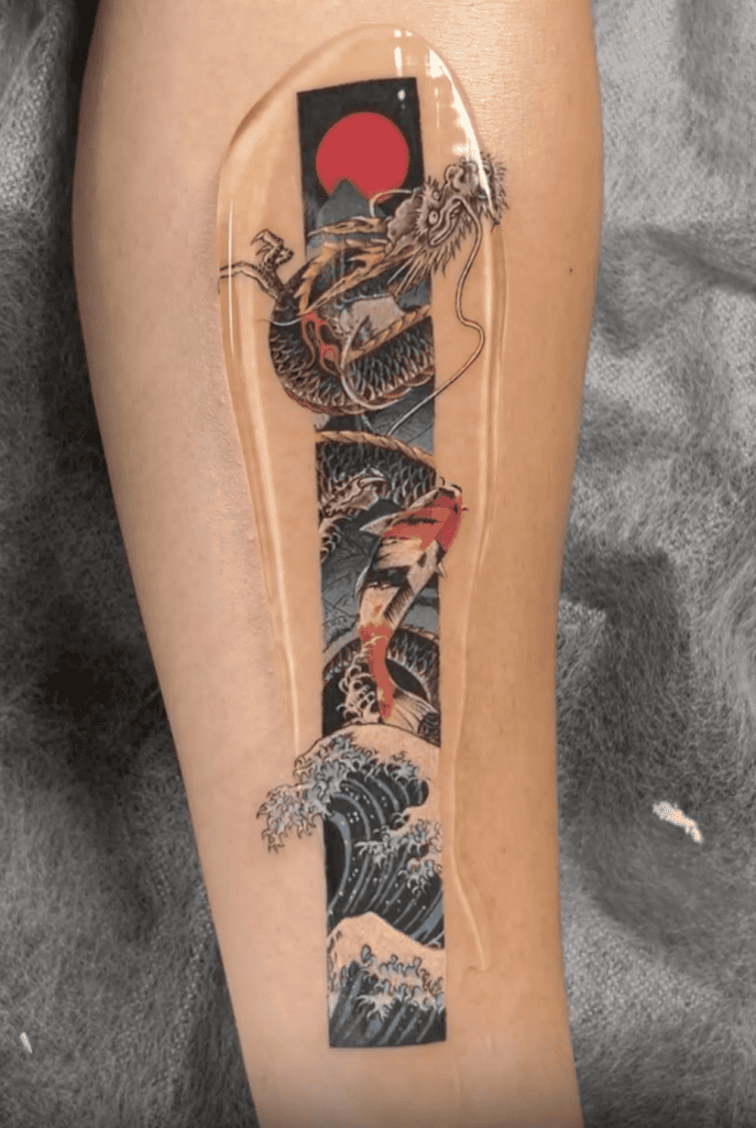 Koi Dragon Tattoo