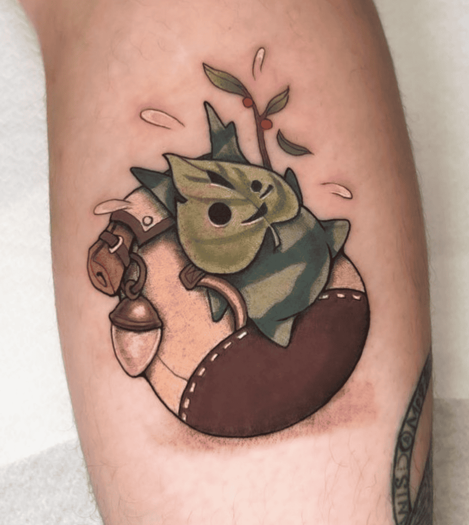 Koroks Bag Legend of Zelda Tattoo
