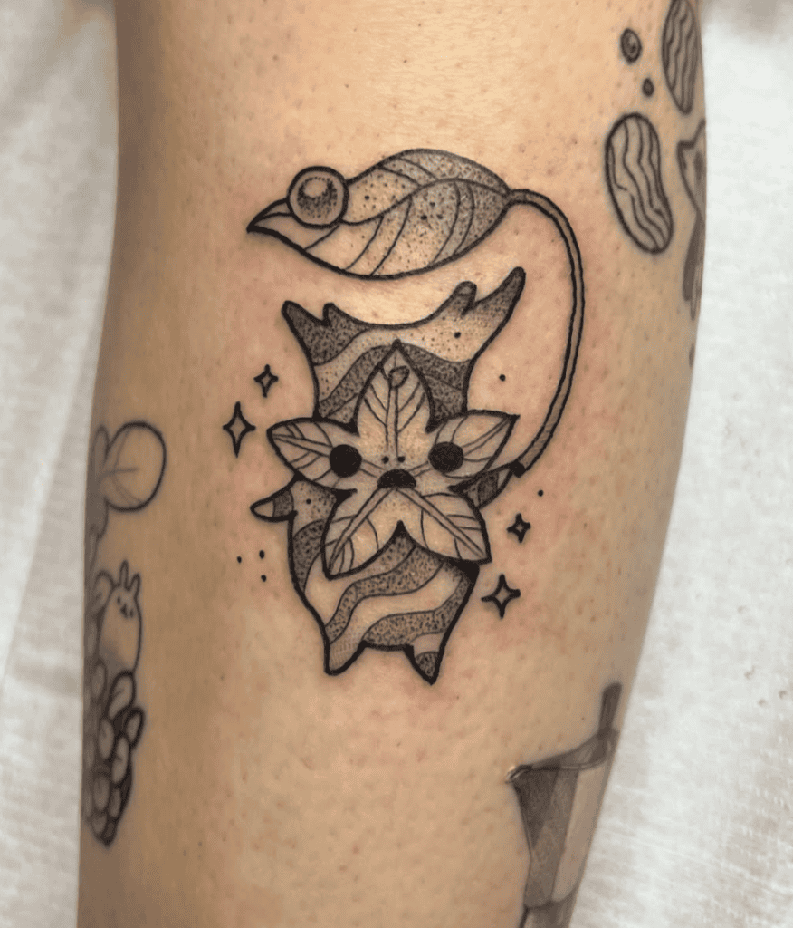 Koroks Cute Legend of Zelda Tattoo