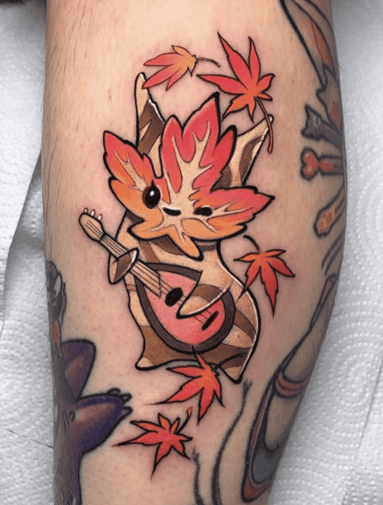 Koroks Guitar Legend of Zelda Tattoo