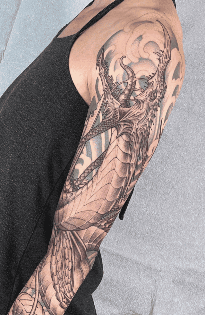 Leviathan Final Fantasy Tattoo